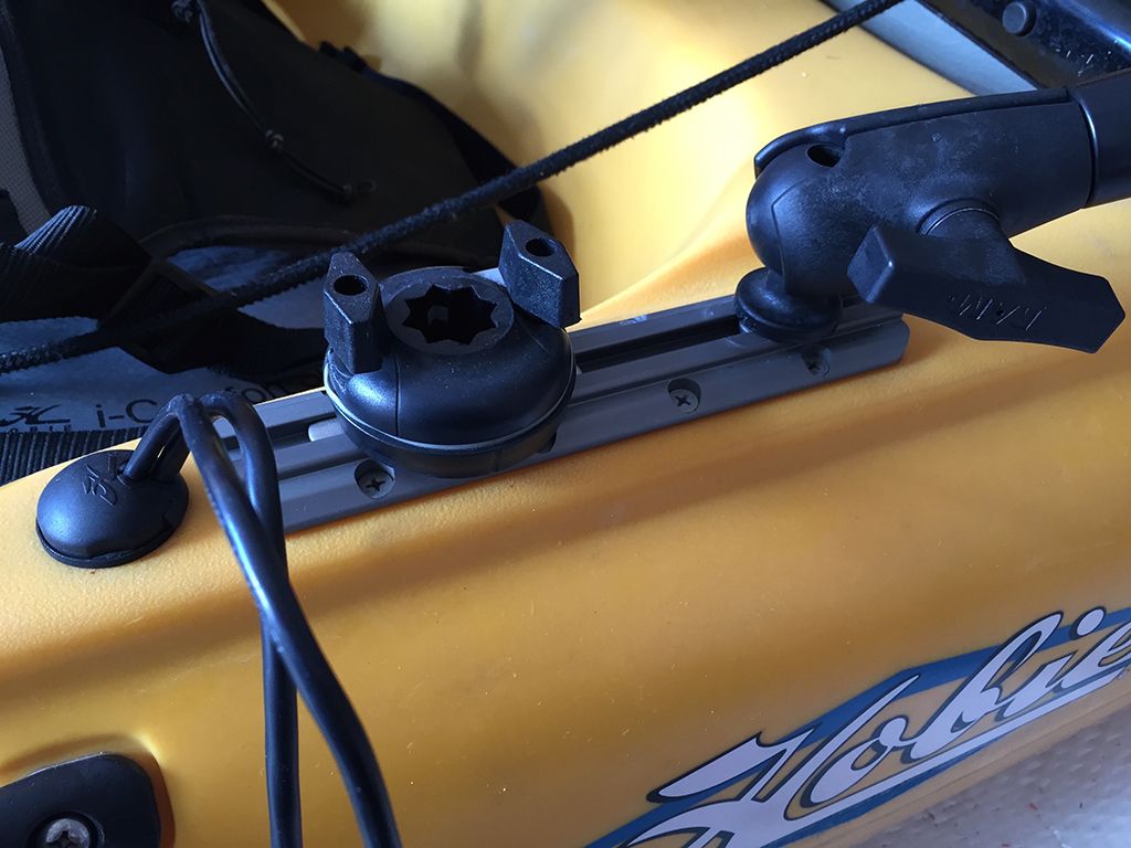 Hobie Forums • View topic - RecommendationsTI fishfinder mount viewable